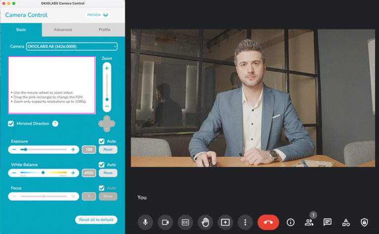 OKIOLABS Camera Control